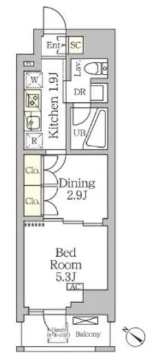 アジールコート松濤 203