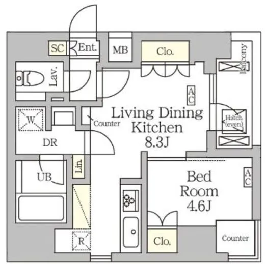 アジールコート松濤 1101