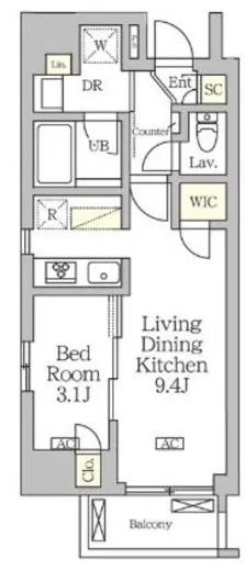 アジールコート松濤 302
