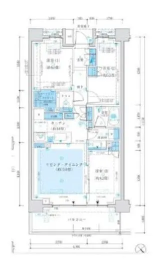 パークホームズ代々木西原 1階 66.91㎡