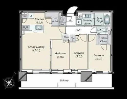 シティタワーズ東京ベイセントラル 18階 70.41㎡