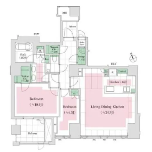パークマンション鳥居坂 1階 101.93㎡