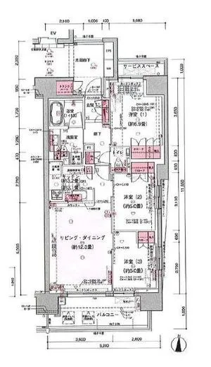 パークホームズ押上 5階 71.16㎡