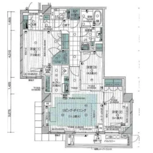 ブランズ六本木 1階 75.75㎡