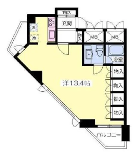 代官山デュープレックス 7階 40.28㎡