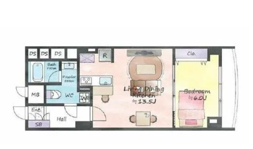 秀和高輪レジデンス 7階 47.04㎡