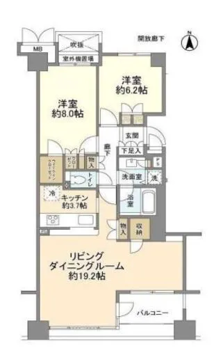 イッツ東京フォーサイトスクエア 12階 79.62㎡