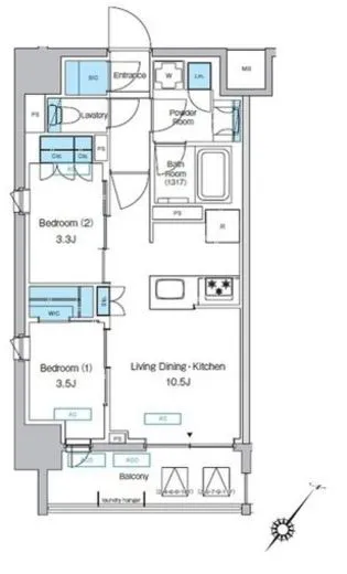 プレディアコート大森山王 301