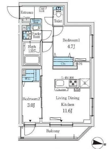 プライムブリス中野富士見町Ⅰ 406