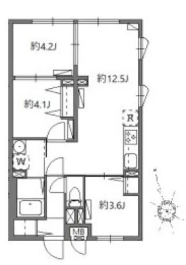 ソラシアレジデンス学芸大学Ⅱ 205
