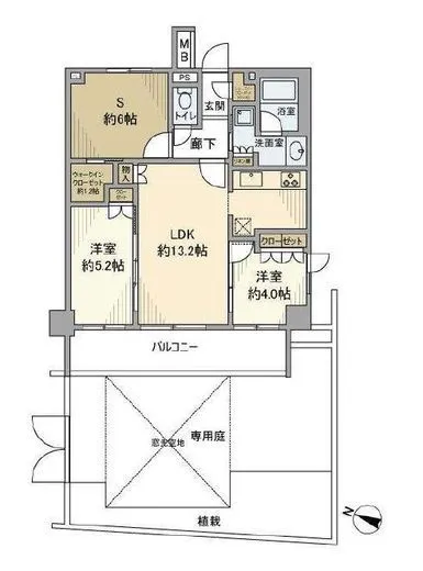 リビオ世田谷松原 1階 64.38㎡