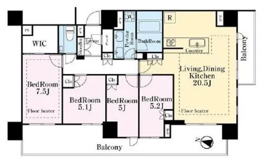 ブランズ本郷 10階 100.73㎡
