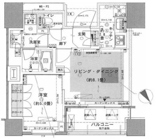 パークタワー池袋イーストプレイス 6階 41.84㎡
