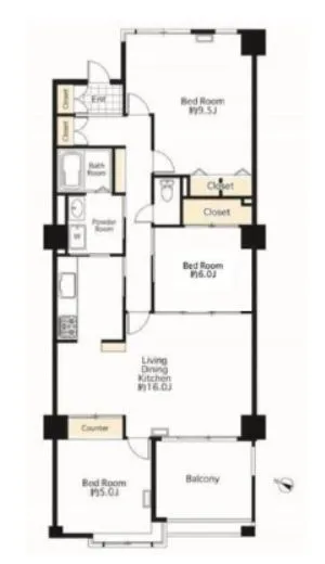 シーリアお台場 3-5-214