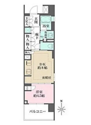 ザ・パークハウス上野池之端レジデンス 6階 36.38㎡