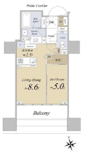 グランドヒルズ南青山 3階 42.08㎡