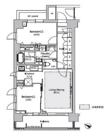 ソアラノーム荻窪天沼 2階 56㎡