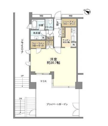 マスタービューレジデンス 1階 61.74㎡