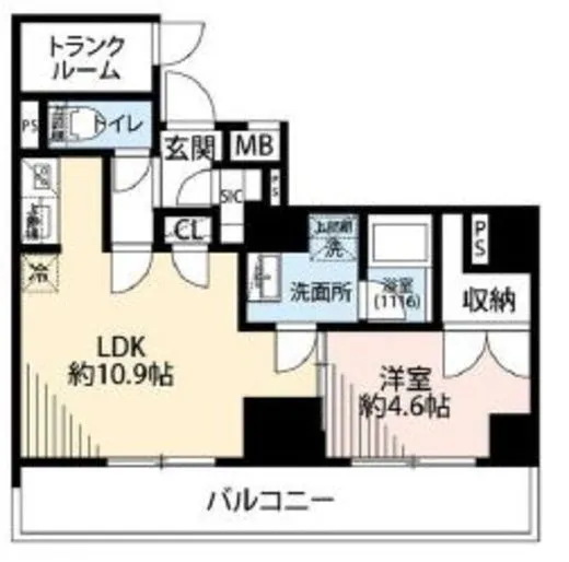 プレール・ドゥーク亀戸Ⅵ 9階 40.74㎡