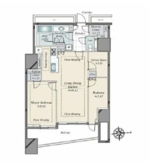 三田ガーデンヒルズ　サウスヒル 10階 82.11㎡
