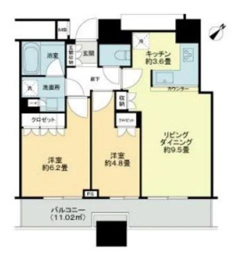 ステーションプラザタワー 30階 53.69㎡