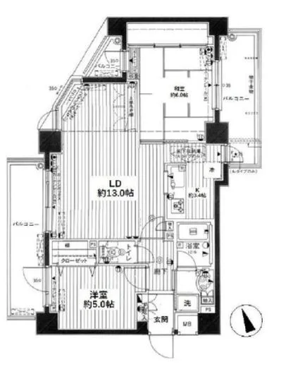 クレストフォルム南馬込 3階 61.32㎡