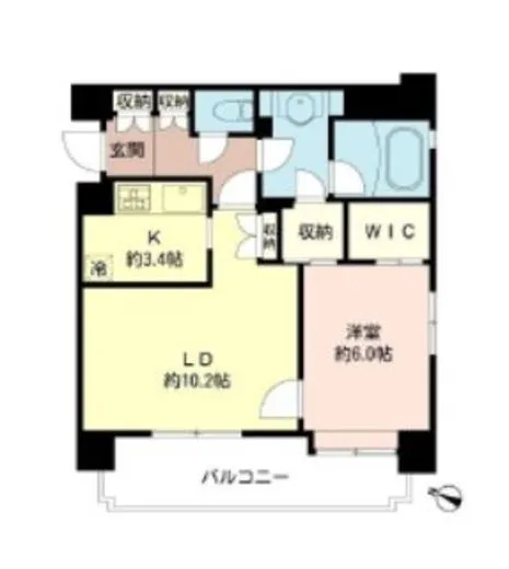 ファミール西麻布ベルファース 8階 51.88㎡