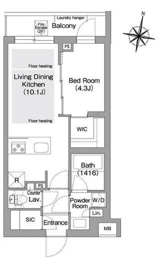コンフォリア・リヴ東中野 307