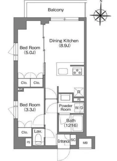 BPRレジデンス大島 301