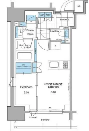 ルフォンプログレ本郷三丁目 1003