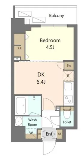 S-RESIDENCE新宿早稲田avelis (エスレジデンス新宿早稲田アヴェリス) 201