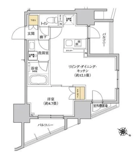 グレーシアフィット三軒茶屋 504