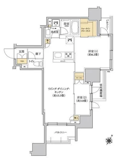グレーシアフィット三軒茶屋 1402