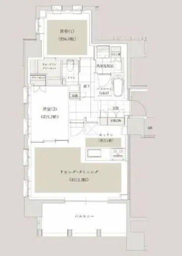 アトラス麻布十番 5階 63.95㎡
