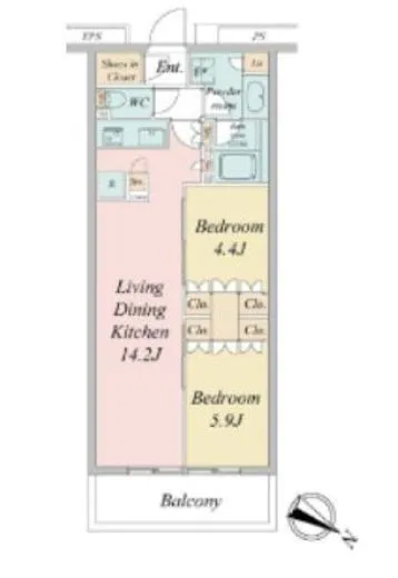 ブランシエスタ目黒中央町 511