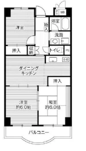 ビレッジハウス芝浦タワー 1-402