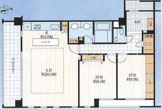 ウェリス麻布狸穴 5階 109.1㎡