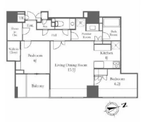 ザ・パークハウスグラン三番町２６ 5階 76.53㎡