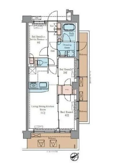 ラグゼナ平井ノース 505