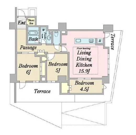 ブリリア山手動坂グランスイート 1階 72.78㎡