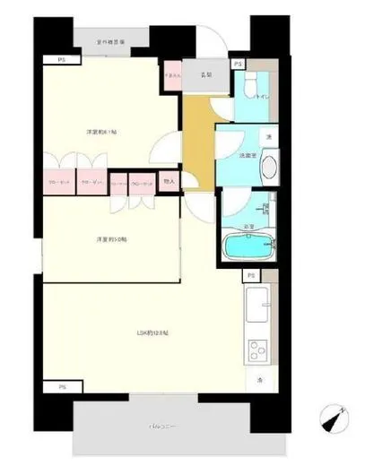 ファミールグラン銀座4丁目オーセンティア 6階 54.18㎡