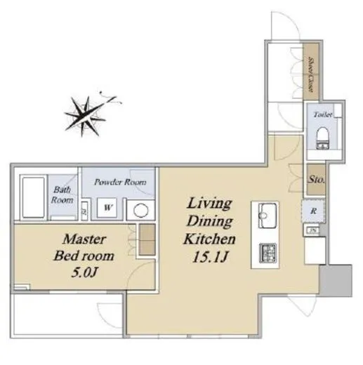 クレストコート旗の台 4F2
