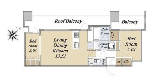 クレストコート旗の台 4F3