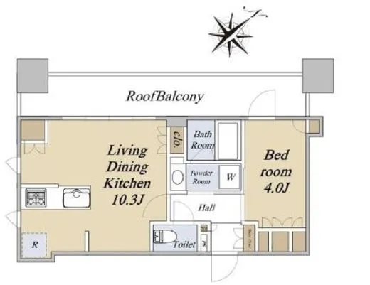クレストコート旗の台 4F4