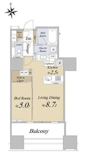 グランドヒルズ南青山 2階 42.75㎡