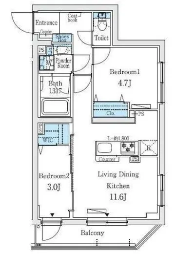 プライムブリス中野富士見町Ⅰ 206