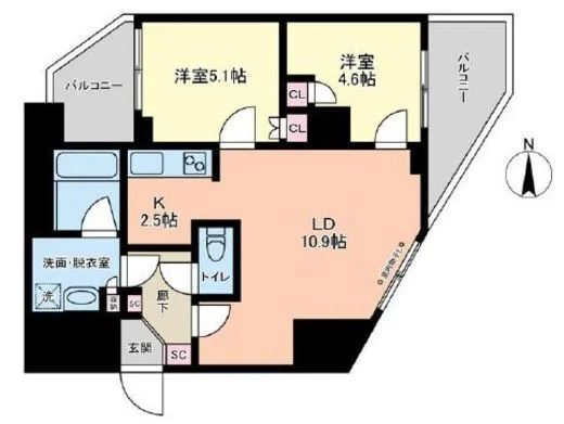 ヴィアーレ四谷 702