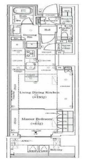 パークシティ高田馬場 7階 47.1㎡