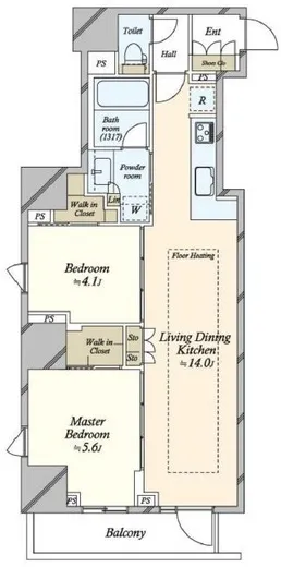 サンウッドフラッツ新宿四谷三丁目 8階 56.63㎡