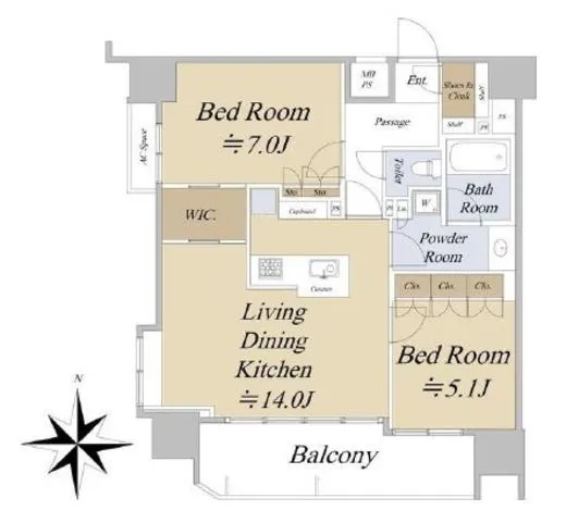 グローベル新大久保マスターズゲート 12階 63.64㎡
